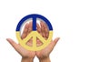symbol for peace On the other hand, the idea of Ã¢â¬â¹Ã¢â¬â¹Ukraine being safe and healthy.